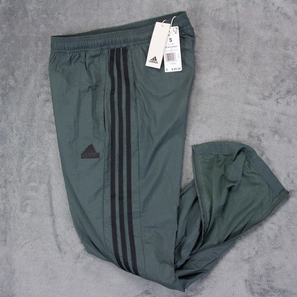 Adidas Men's Small TIRO 24 Lightweight Soccer Track‎ Jogger Pants Green Training